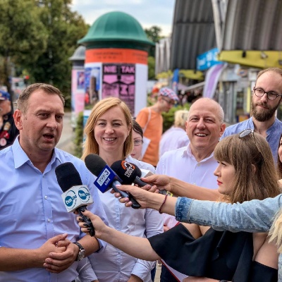 Inauguracja zbiórki podpisów w Łodzi - Lewica 2019